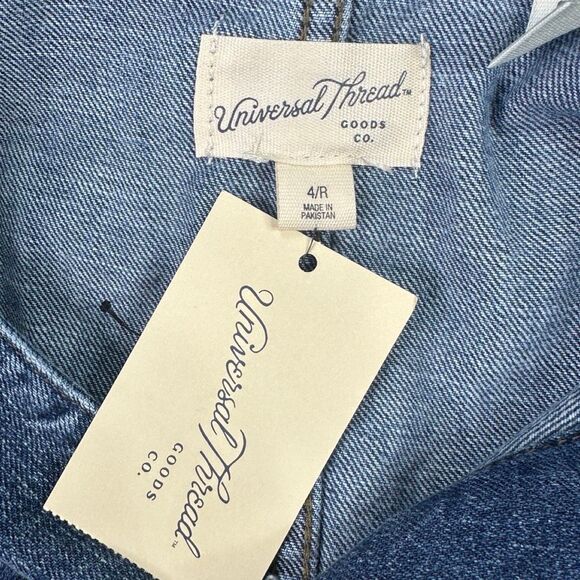 Universal Thread Denim Utility Jumpsuit - Size 4R - Picture 5 of 7